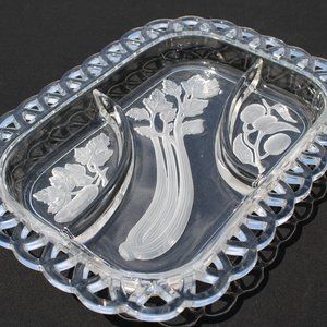Intaglio Etched Serving Tray